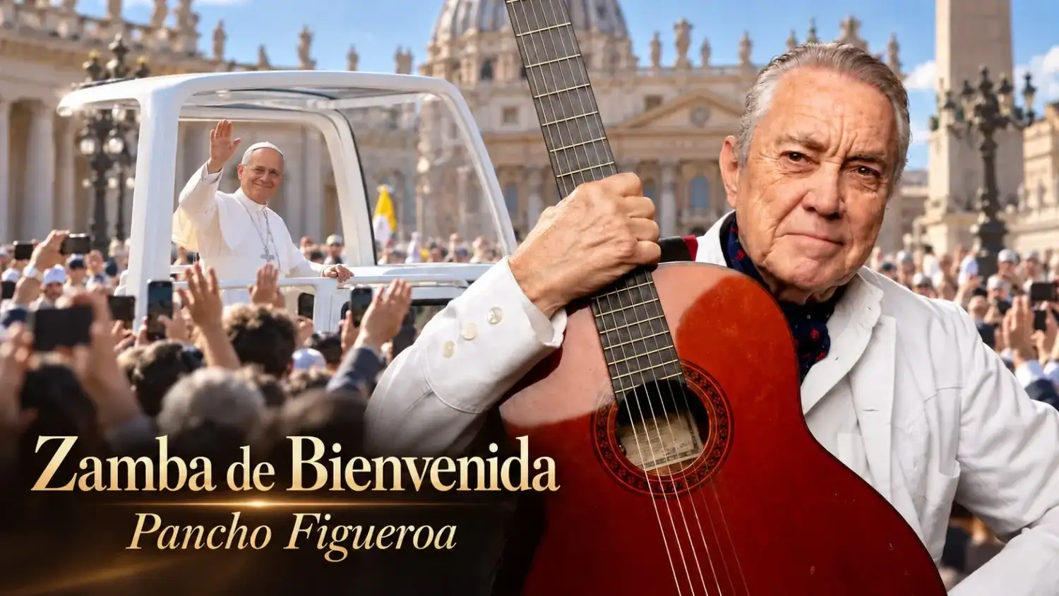 Pancho Figueroa y Alejandro Placé unieron su formación salesiana y la música en “Zamba de Bienvenida”, dedicada al papa León XIV.