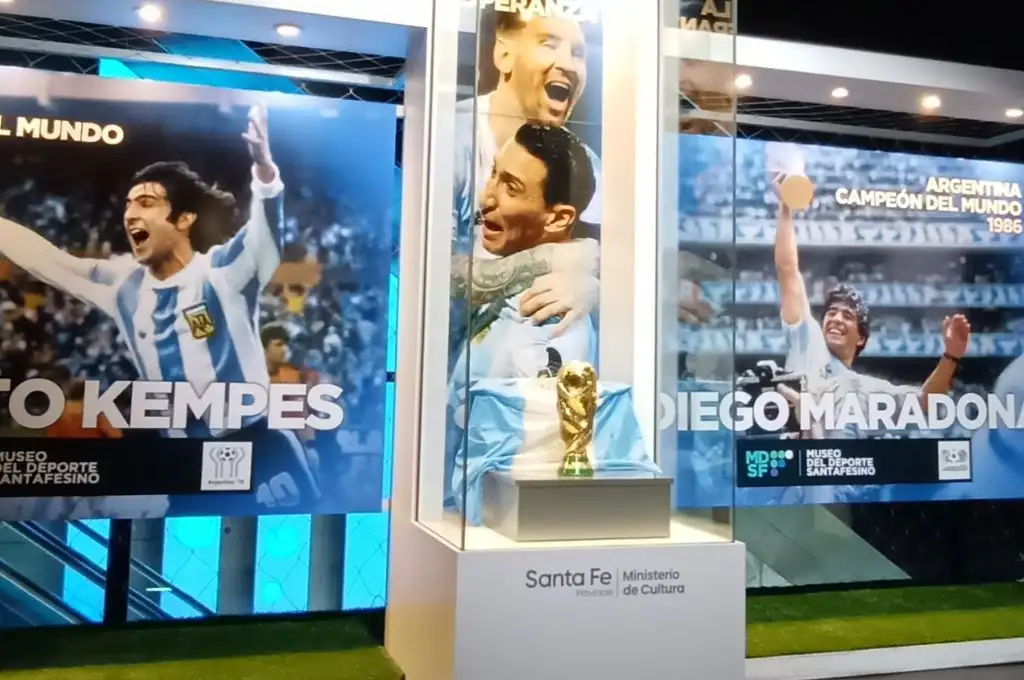Rosario: fotografíate con la Copa del Mundo en el Museo del Deporte Santafesino