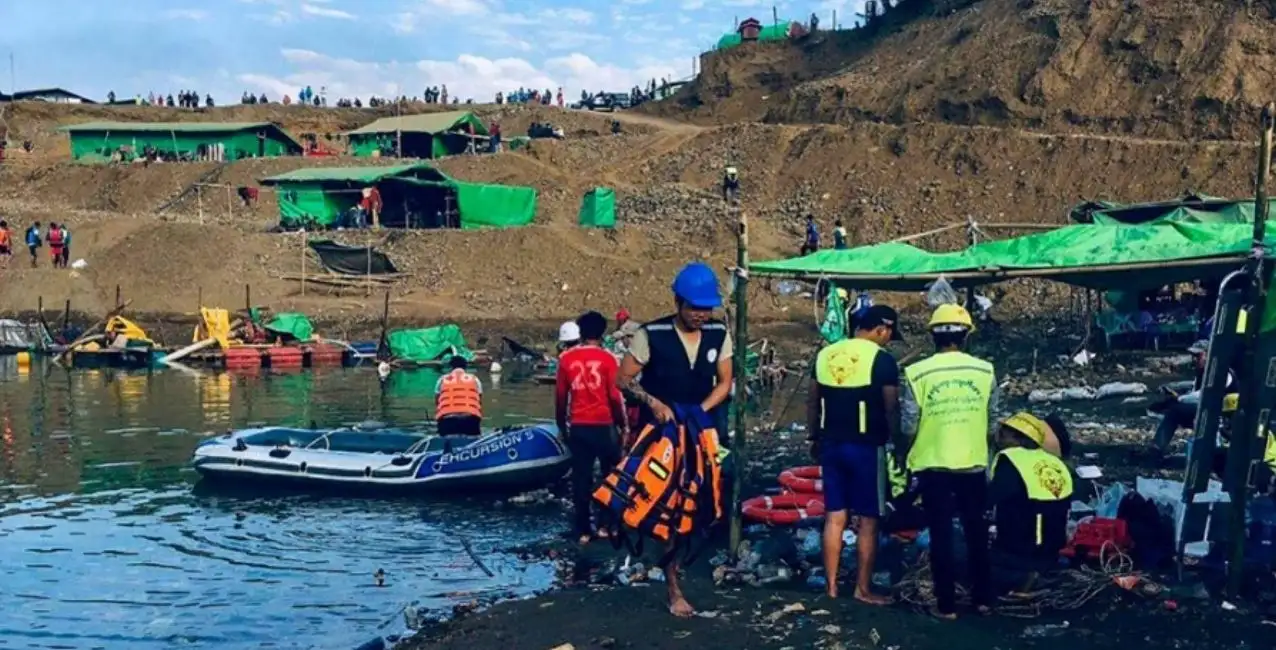 Myanmar: un muerto y 70 desaparecidos tras deslizamiento de tierra en mina de jade