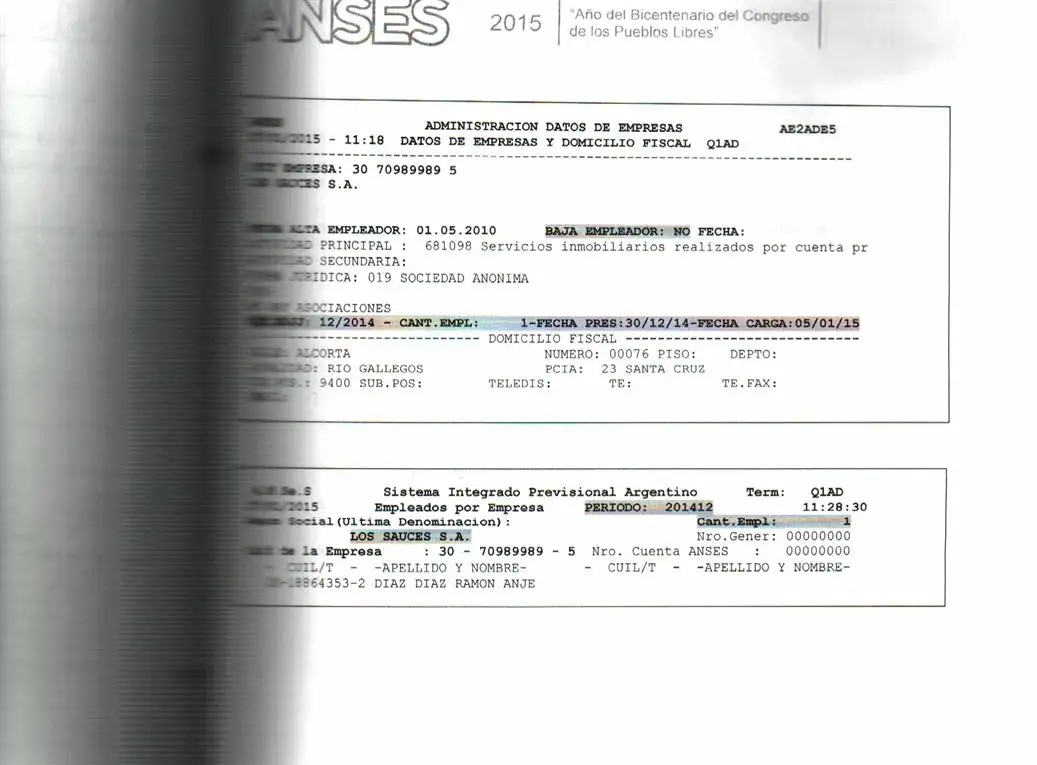 Los Sauces reportó ganancias millonarias y tiene un empleado