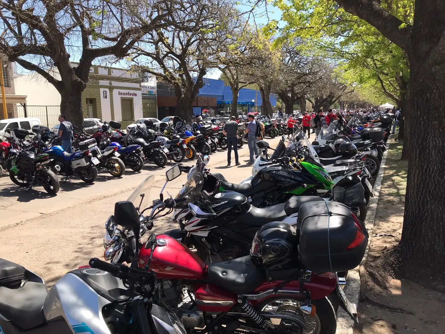 Se viene la fiesta motera el próximo domingo.
