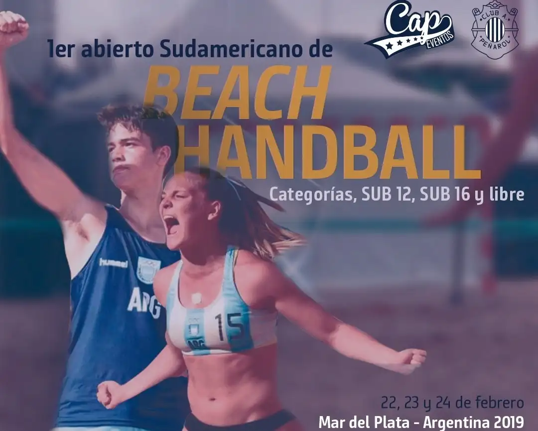 En febrero se disputará el 1º Abierto Sudamericano de Beach Handball