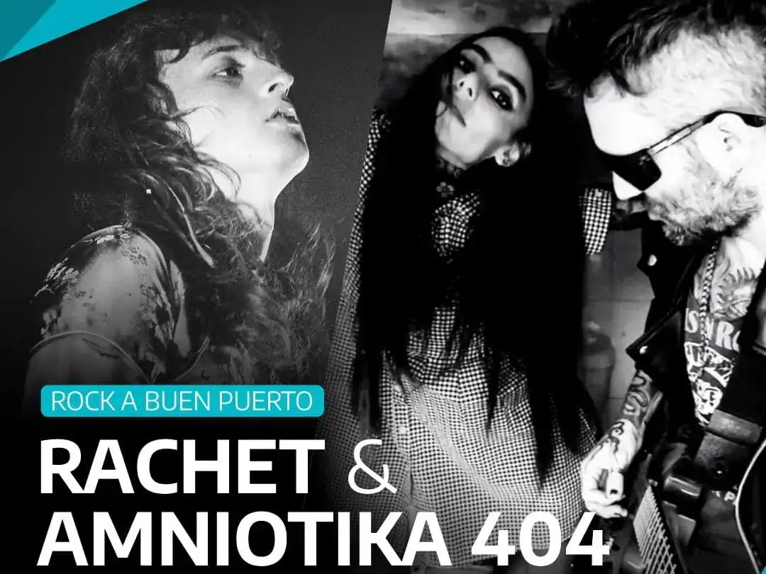 Amniotika 404 y Rachet se presentarán en el ciclo “Rock A Buen Puerto” en Mar del Plata
