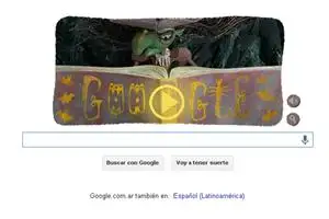 Halloween, el nuevo doodle de Google