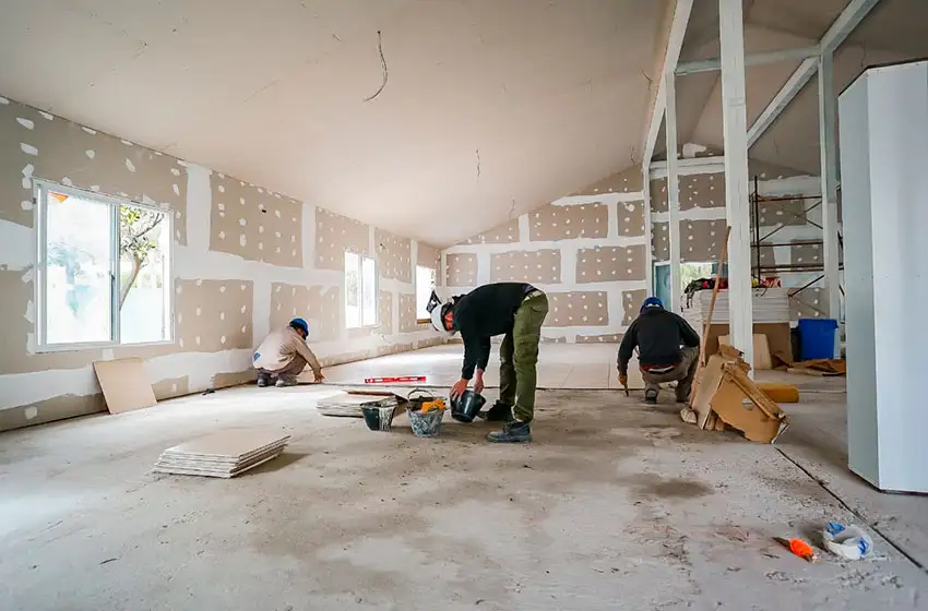 Etapa final de obra para el Pabellón sanitario en Pinamar
