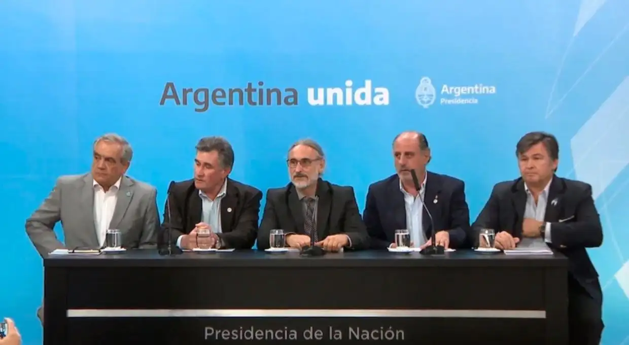 Reunión del Gobierno con la Mesa de Enlace por las retenciones