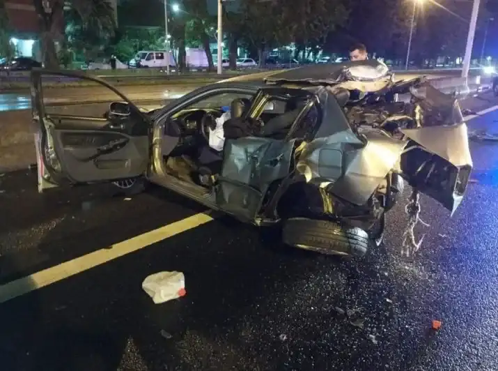 Impactante choque en Panamericana.