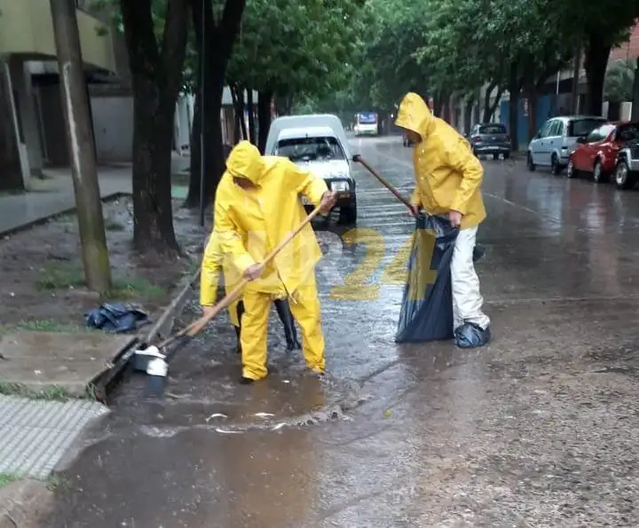 Los trabajos municipales de limpieza de desagües y canales dieron buenos resultados 