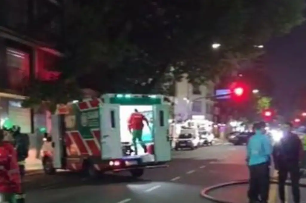 Fatal incendio en un edificio