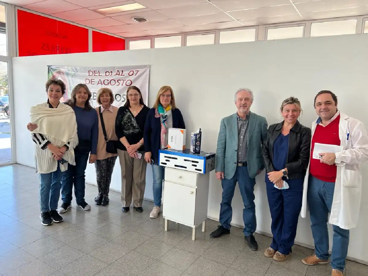 Donaron importante equipamiento médico al Hospital Iturraspe