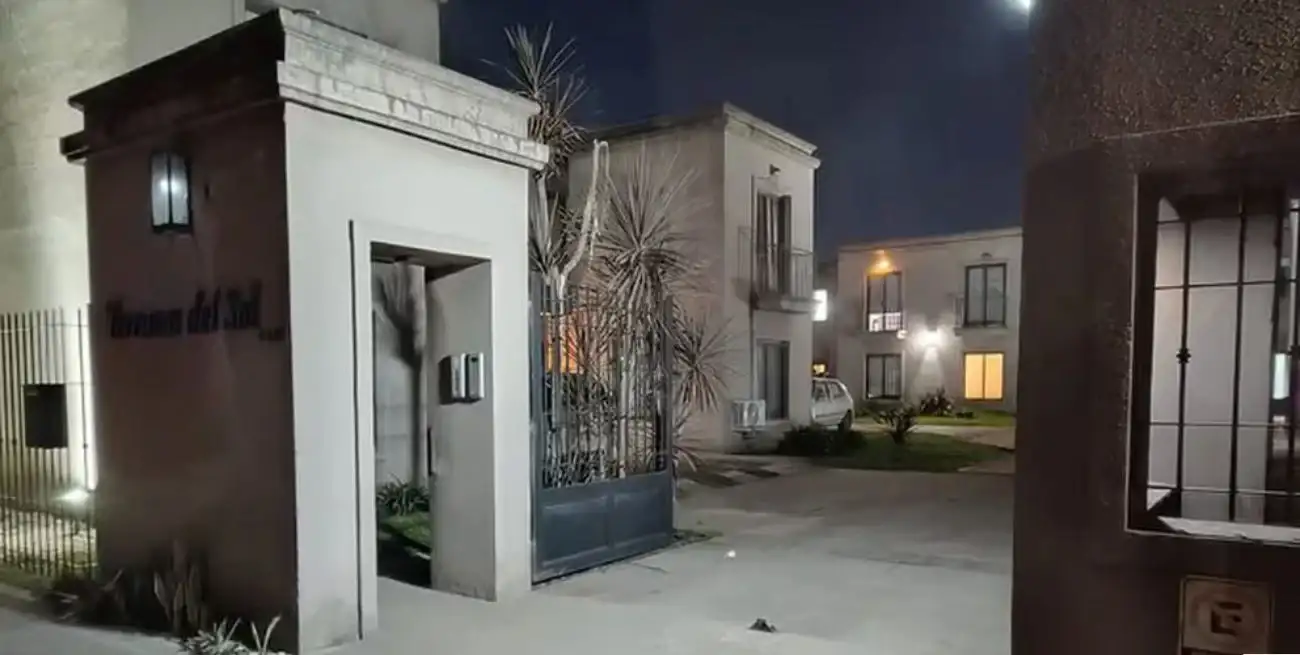 El lugar donde encontraron muerto al hombre de 72 años.
