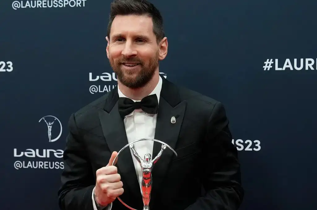 Lionel Messi fue elegido mejor deportista del año en los premios Laureus 2023