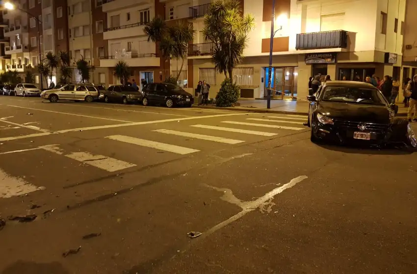Impactante choque en Colón y Alsina