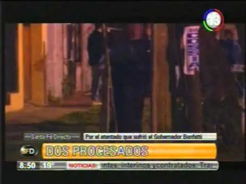 Fueron procesadas dos personas por el atentado al domicilio de Antonio Bonfatti