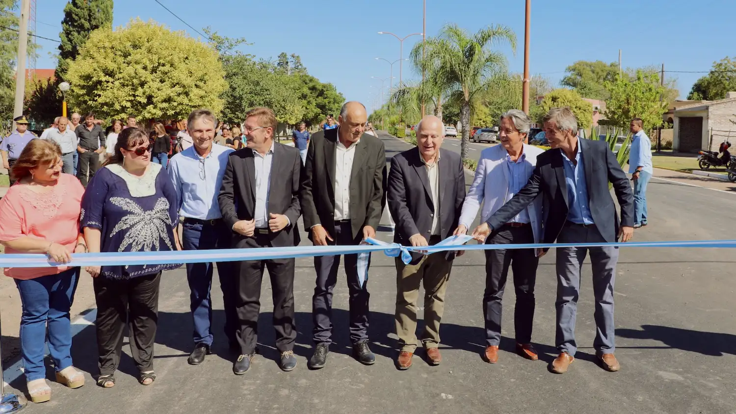 Quedó inaugurada la repavimentación de un tramo de la Ruta Nº 39