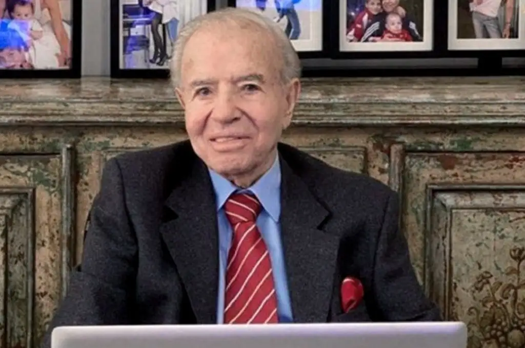 Carlos Menem continúa internado, estable y monitoreado