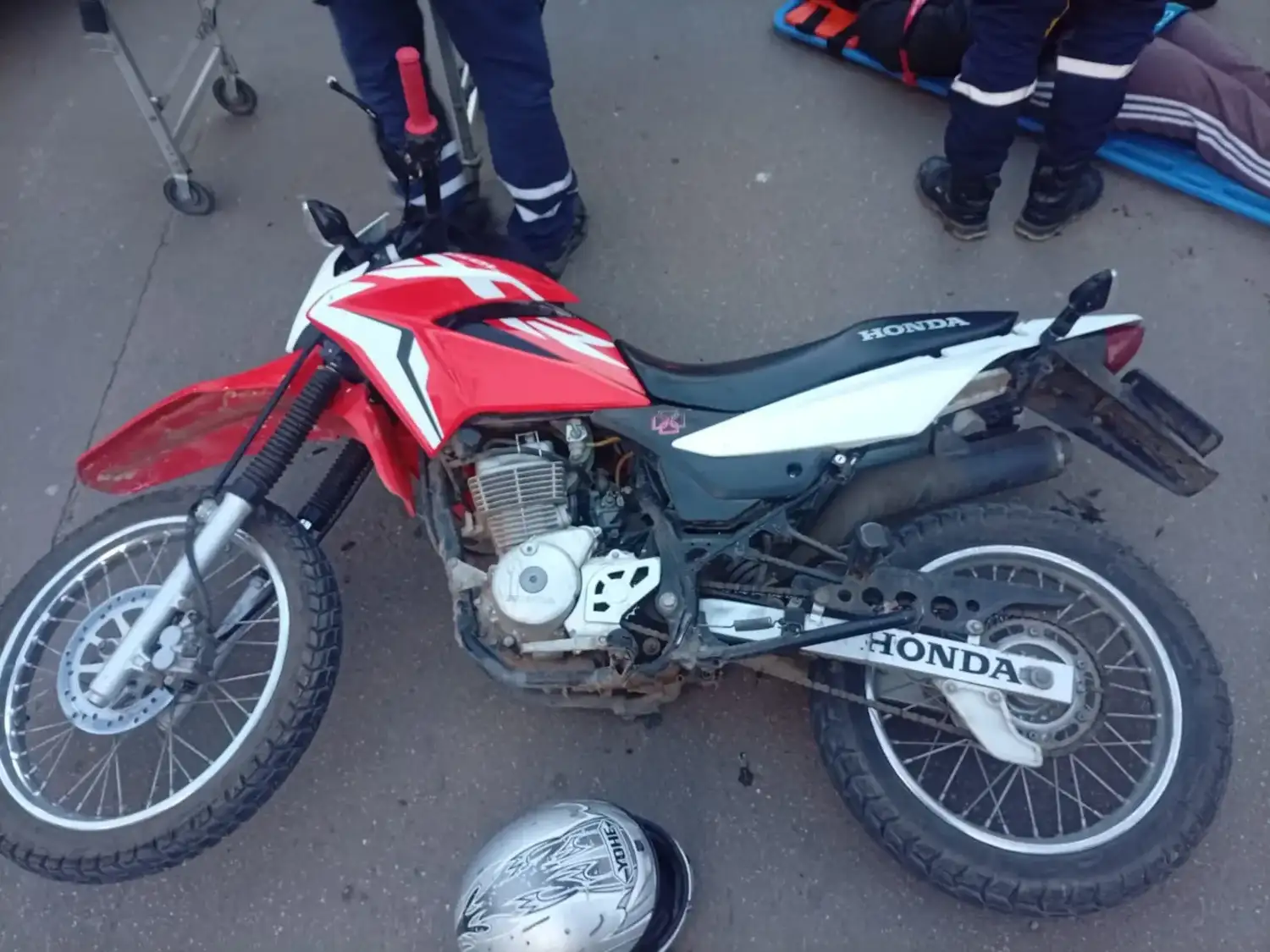 moto accidente