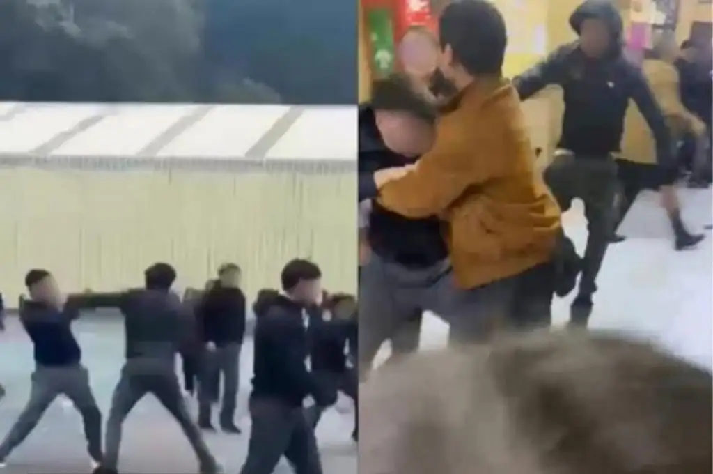 Pelea de alumnos en una escuela