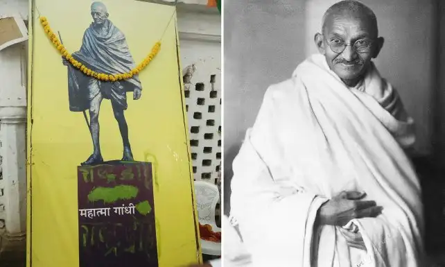 Robaron las cenizas de Gandhi en el 150° aniversario de su nacimiento