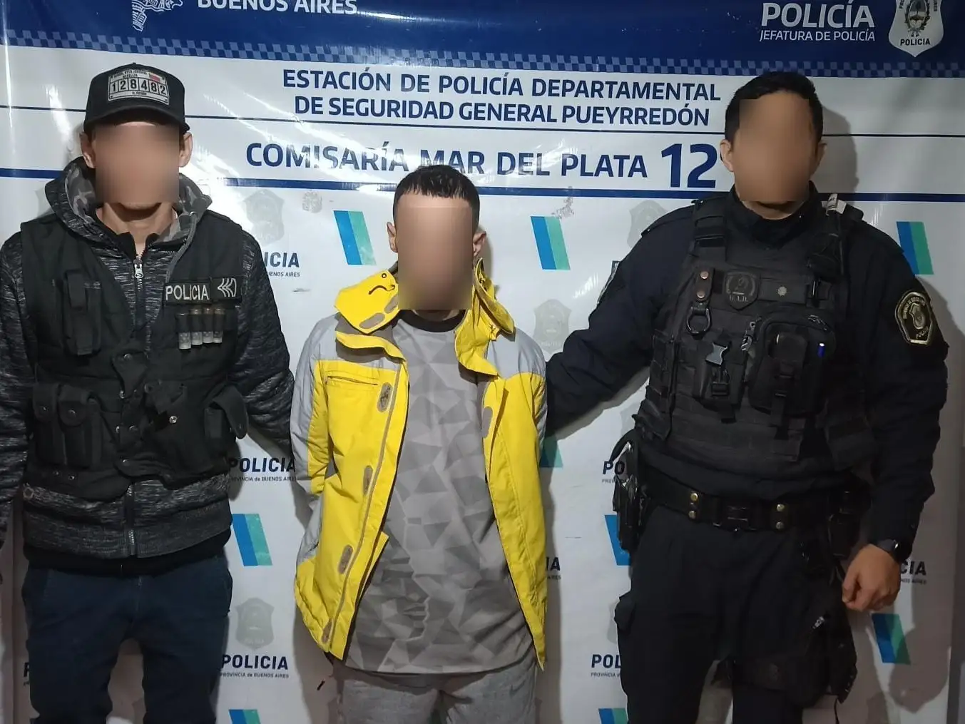 Participaron en el arresto personal del Gabinete Técnico Operativo y efectivos de la Comisaría 12.