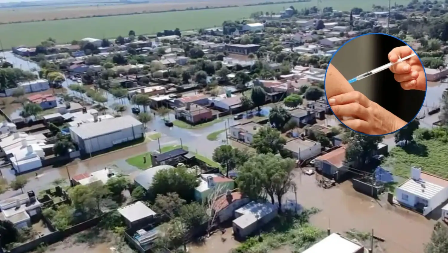 El municipio donó 77 dosis de vacuna contra el dengue.