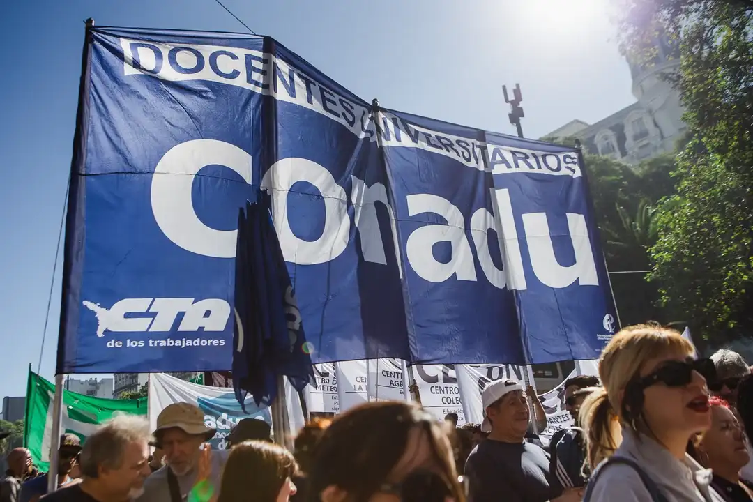 La CONADU volverá a movilizarse en contra del veto a la Ley de Financiamiento Universitario