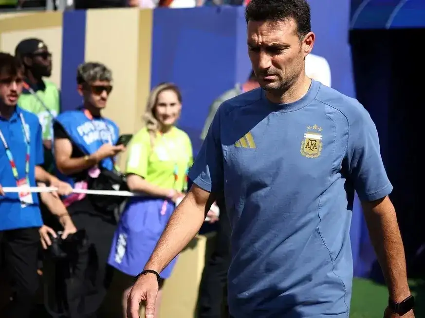 Scaloni habló tras la derrota de Argentina. Foto: Reuters.