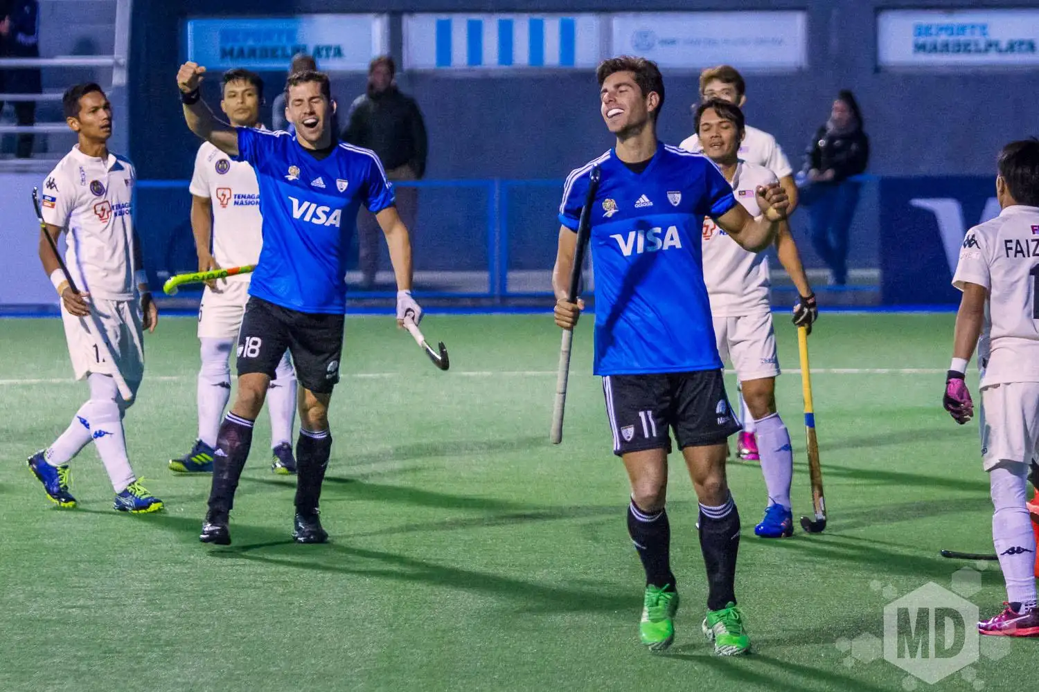Los Leones volvieron a golear a Malasia