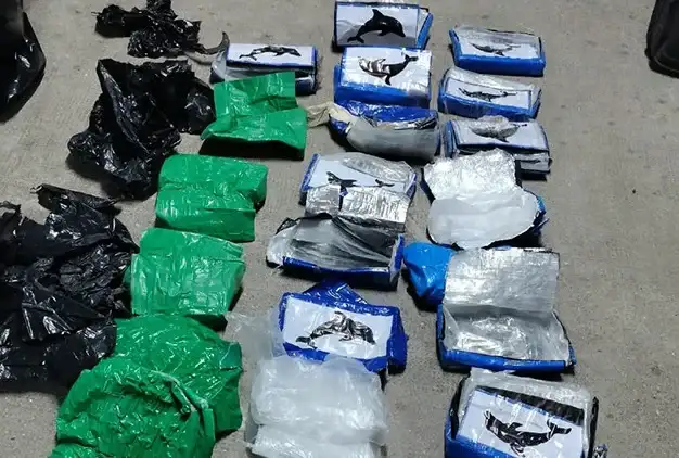 Durante los 16 allanamientos, los investigadores secuestraron casi 10 kilos de cocaína y 981 gramos de “tusi”, además de armas de fuego y miles de dólares.