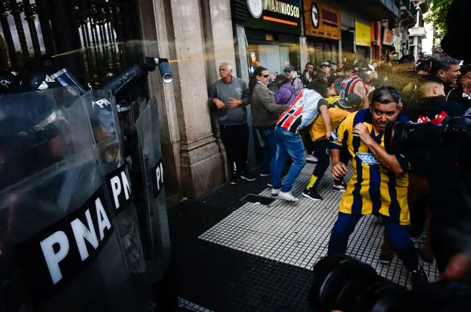 Incidentes en la marcha de jubilados