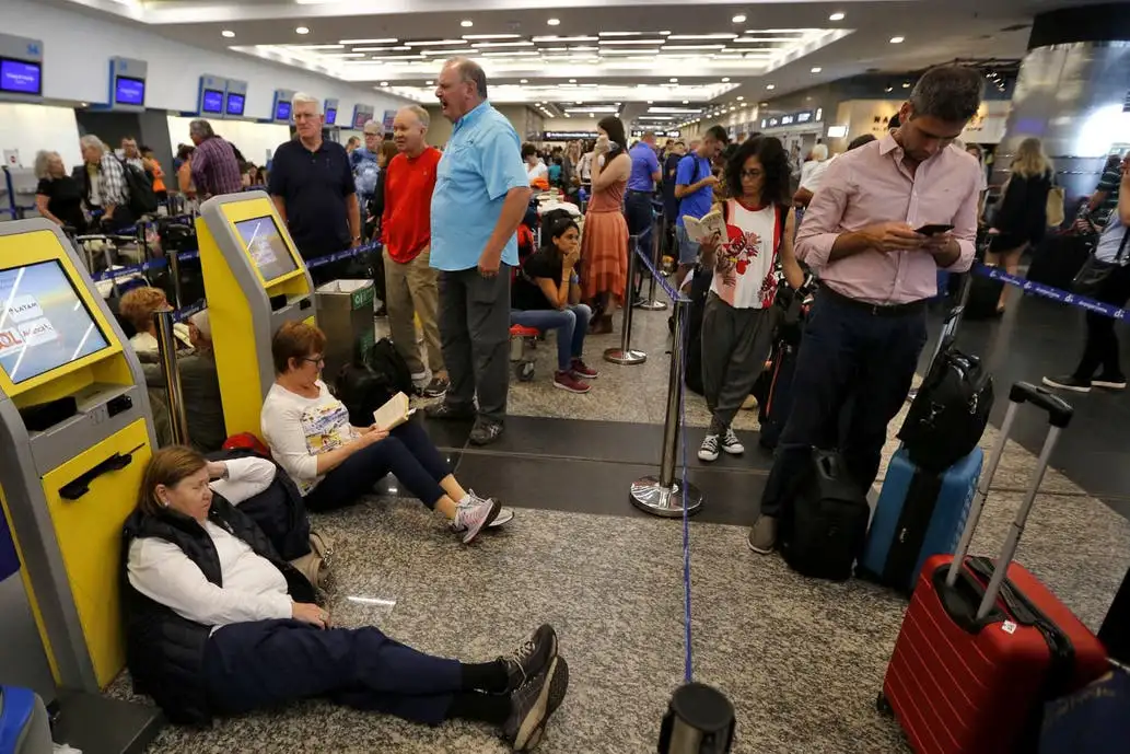 Los pilotos realizan una nueva protesta en Aeroparque