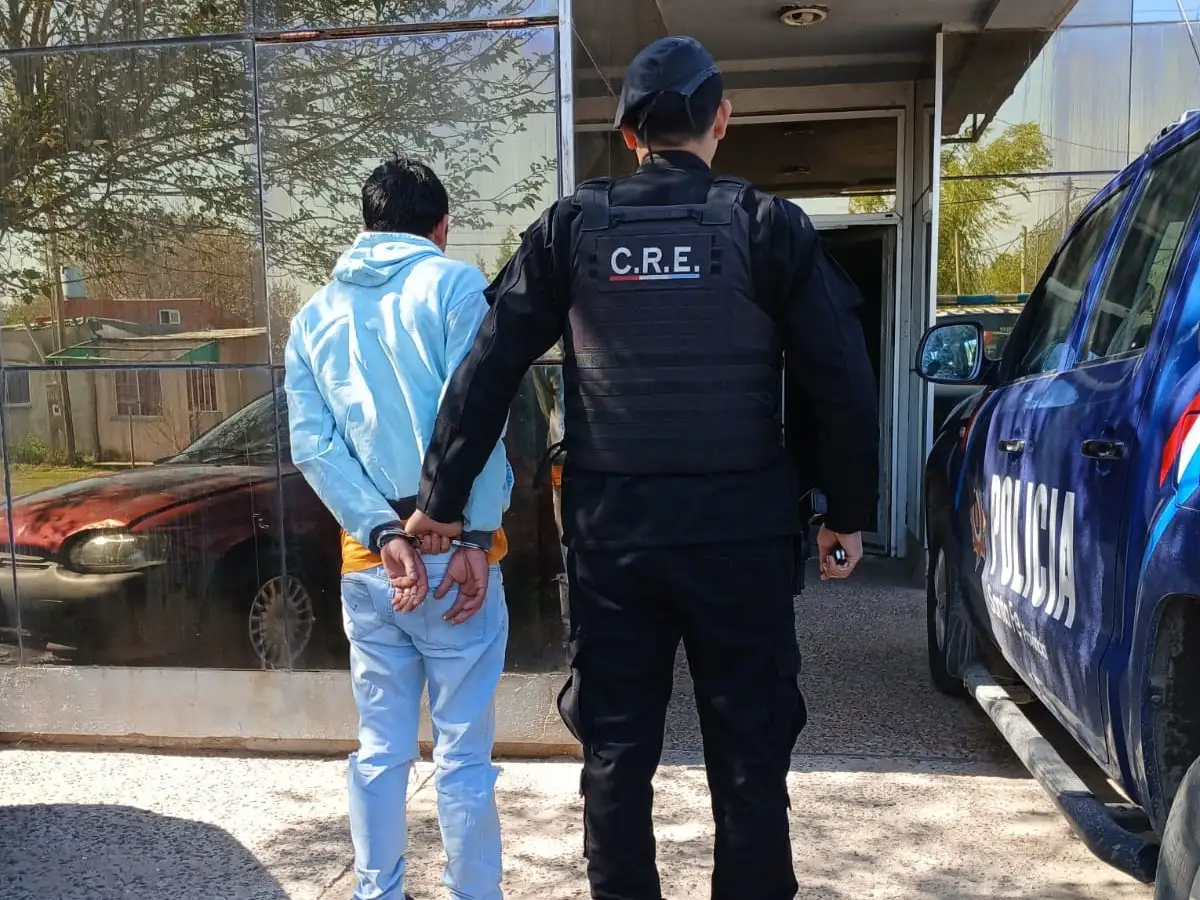 El joven de 31 años en el momento de su detención.