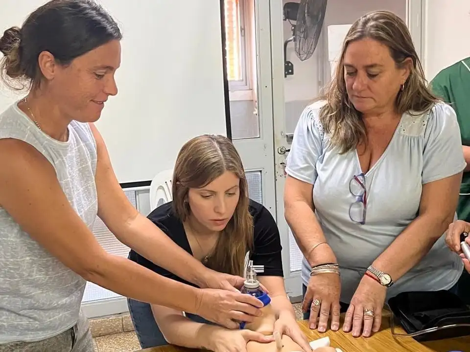 Capacitación para fortalecer la atención médica durante los primeros minutos de vida, Foto: Gentileza.