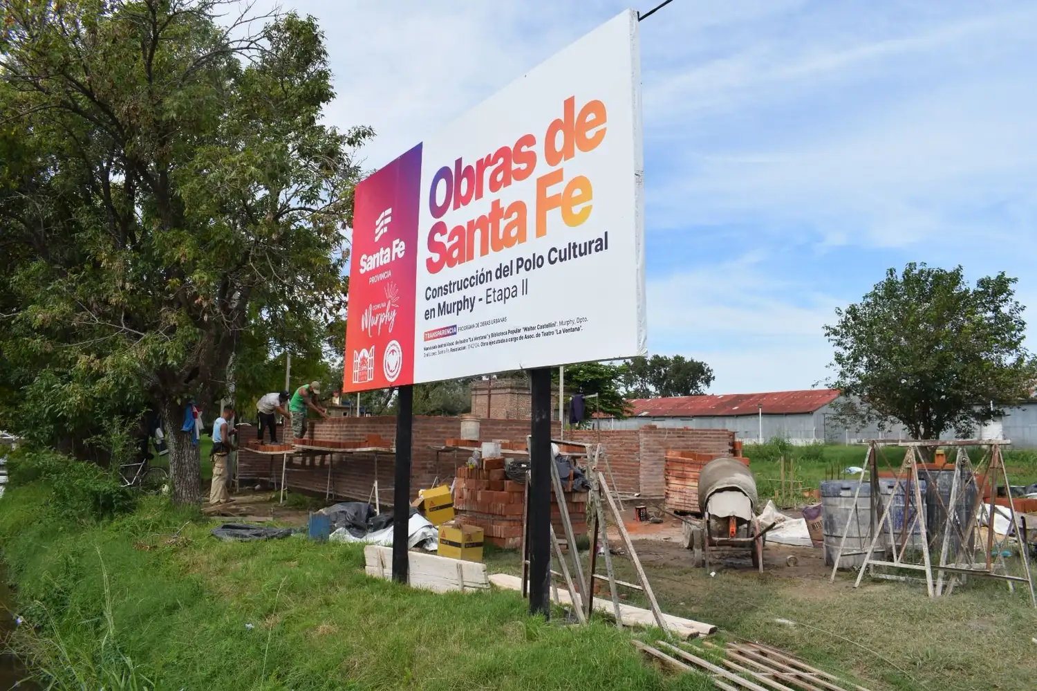Avanza la construcción del Polo Cultural.