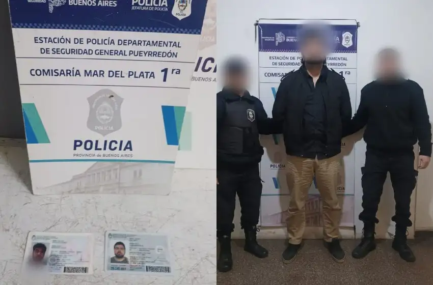 Los trabajadores de la sucursal alertaron a la policía que se acercó al lugar para detener al sospechoso.