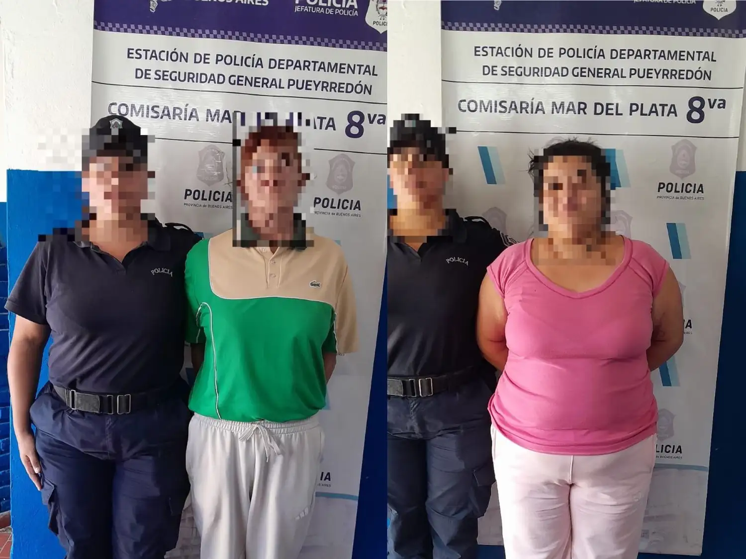 Dos mujeres fueron descubiertas cuando intentaban ingresar marihuana.