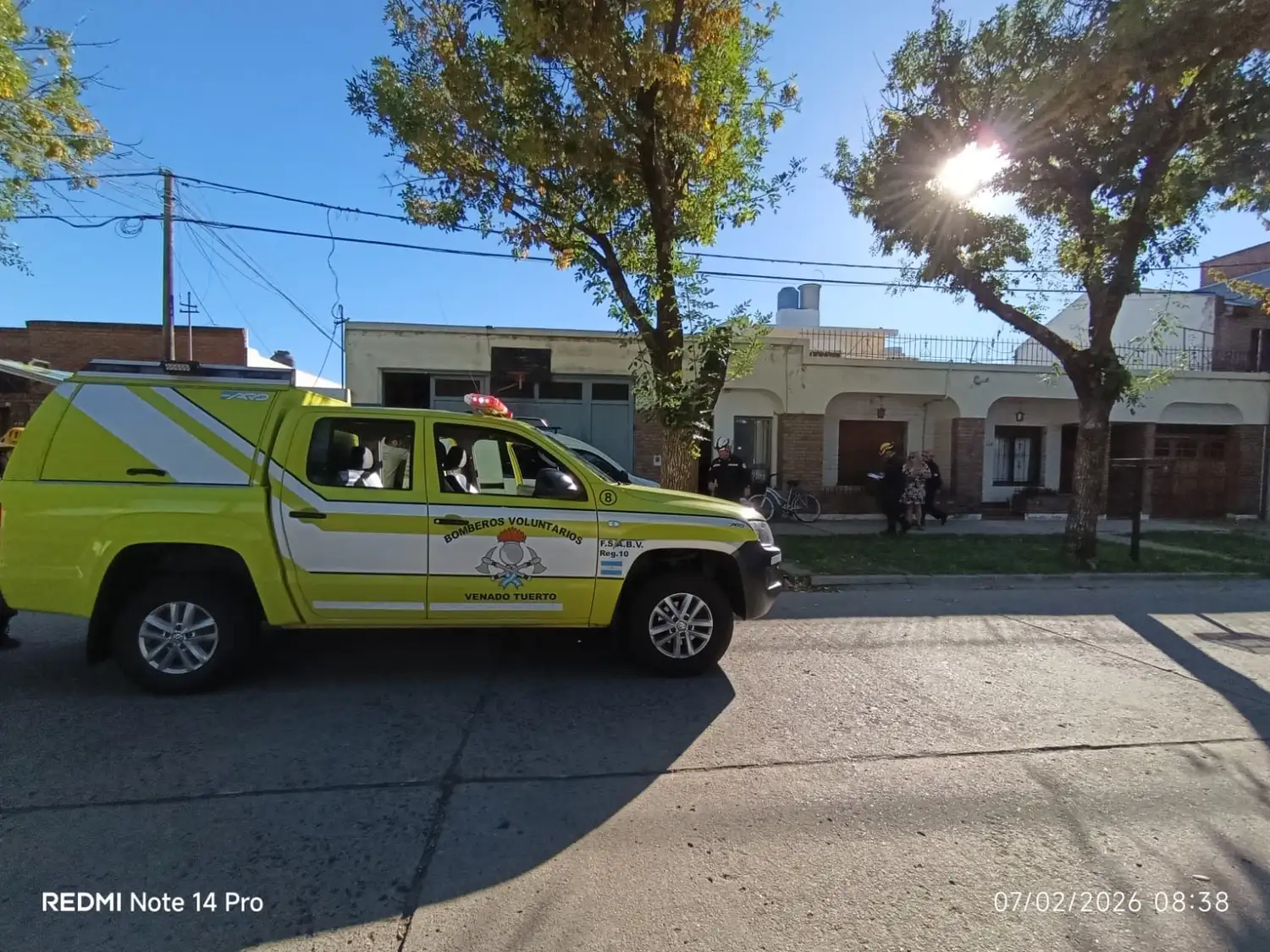La vivienda en donde se registró el accidente doméstico.