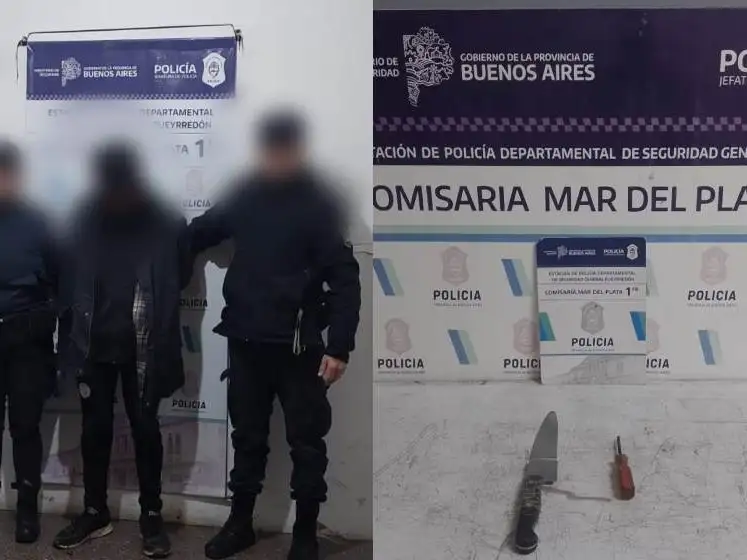 Personal del Comando de Patrullas logró intervenir rápidamente y procedió a la aprehensión del agresor en el lugar.