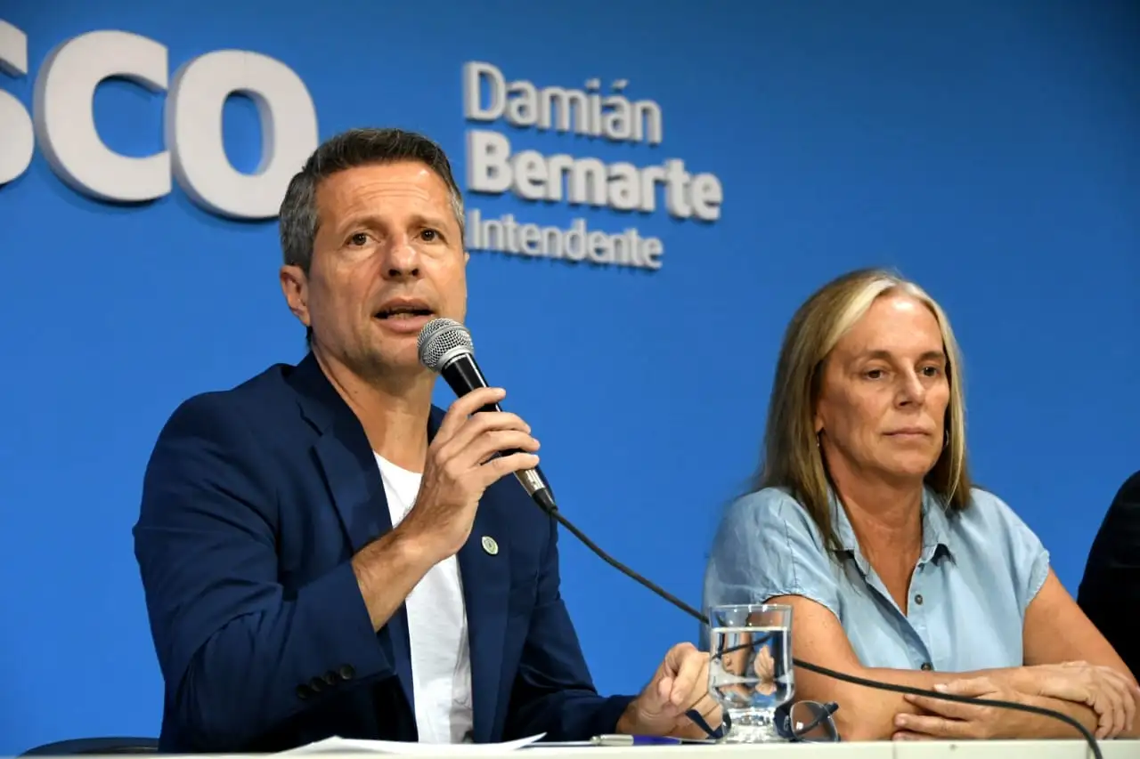 Montero fue recibida por el intendente Damián Bernarte