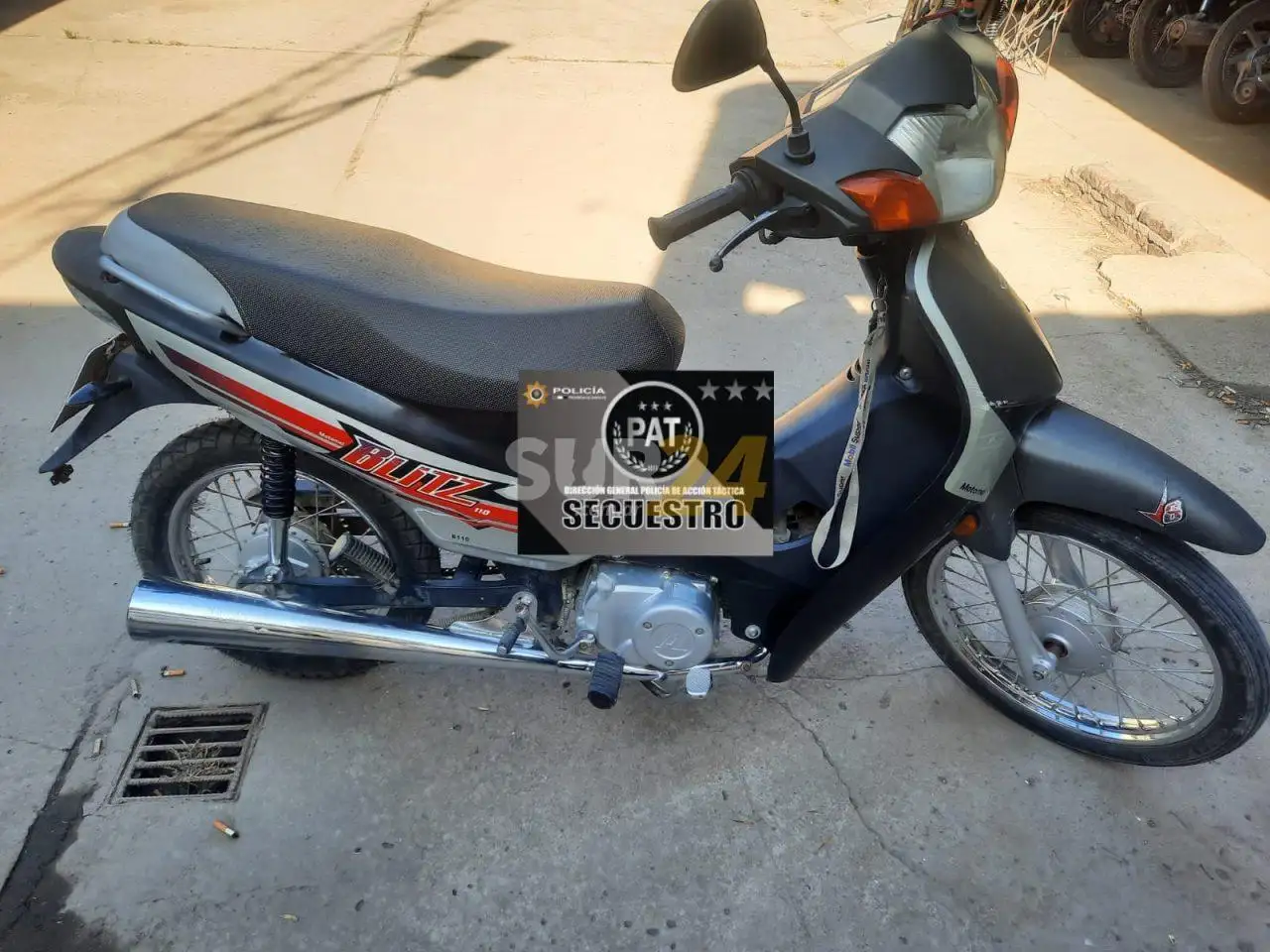 Detuvieron un sujeto por agredir a su mujer y sustraerle la moto