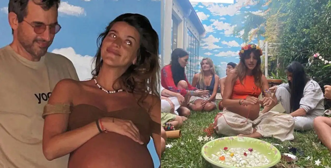 Nació Tao, el hijo de Calu Rivero y Aíto de la Rúa: el ritual que realizó la actriz