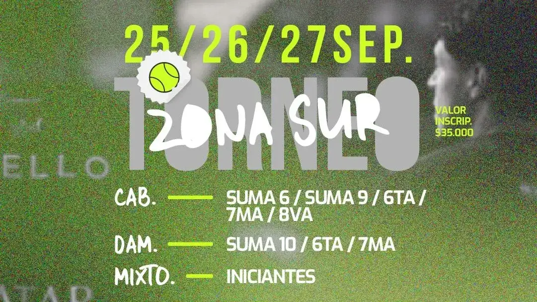 Nuevo torneo de pádel en la ciudad