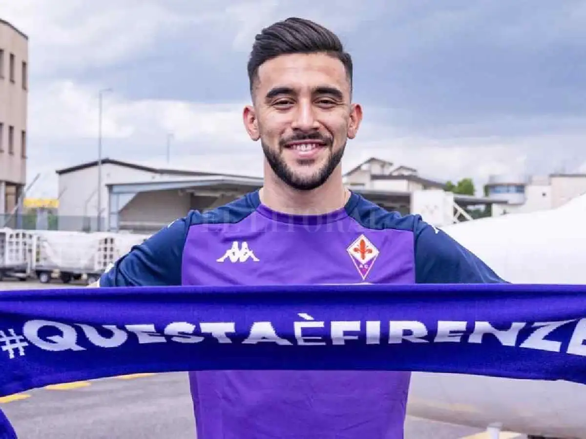 "Nico" González fue presentado en Fiorentina