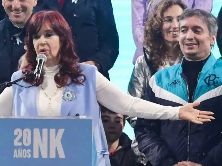 Máximo Kirchner reveló las intenciones de su madre, la expresidenta Cristina Fernández.