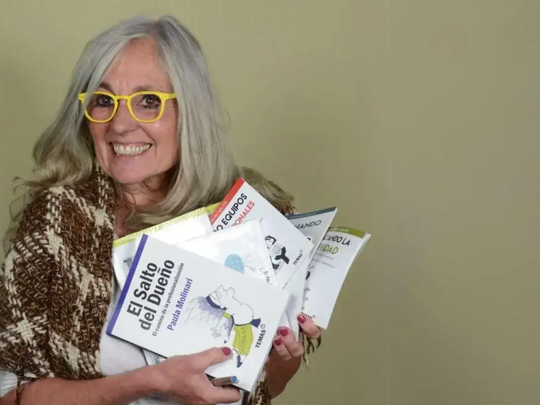 Paula Molinari, autora del "El Salto del Dueño" y "Turbulencia Generacional". Foto: Gentileza