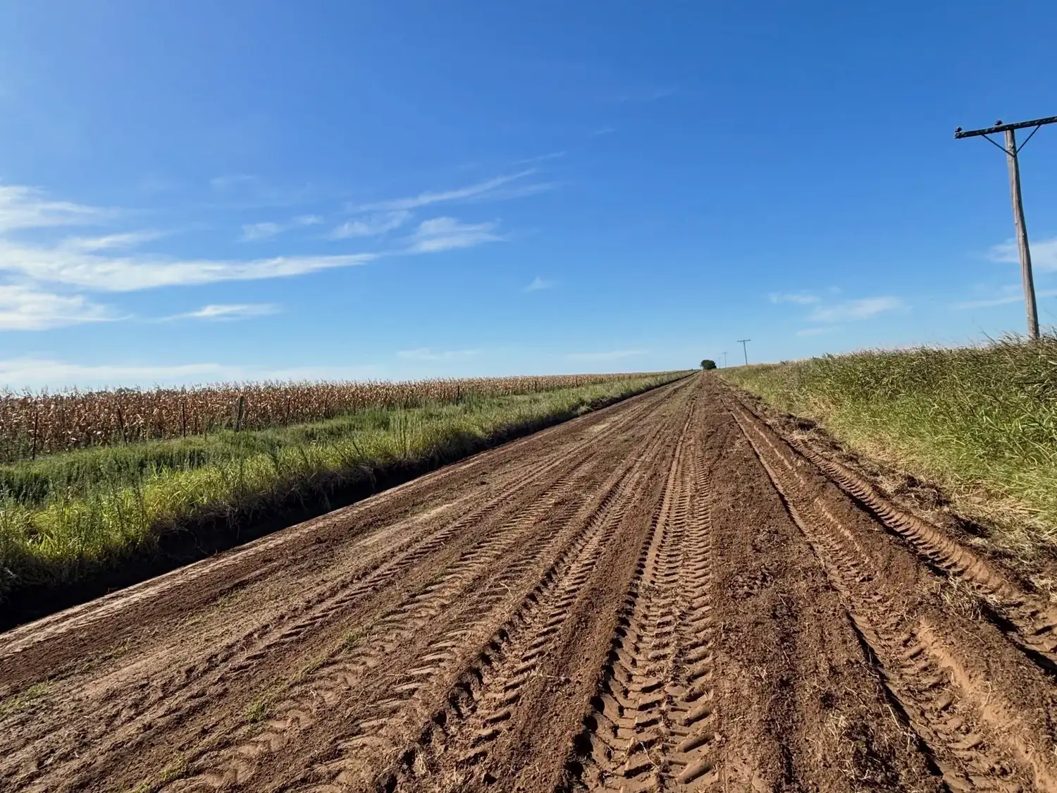 Hubo caminos que directamente fueron reconstruidos.