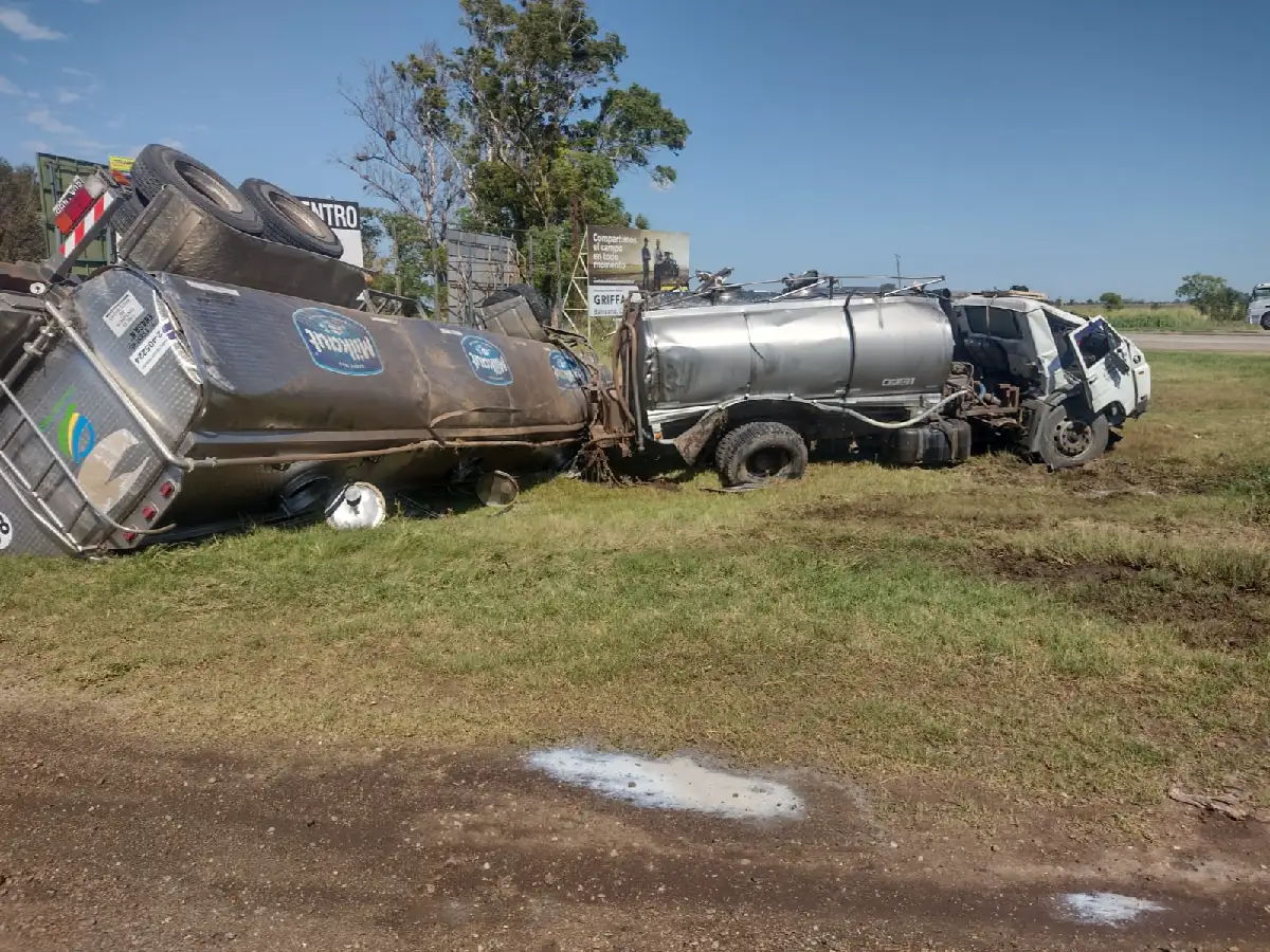 Brinkmann: impactante accidente en el cruce de las rutas 1 y 17
