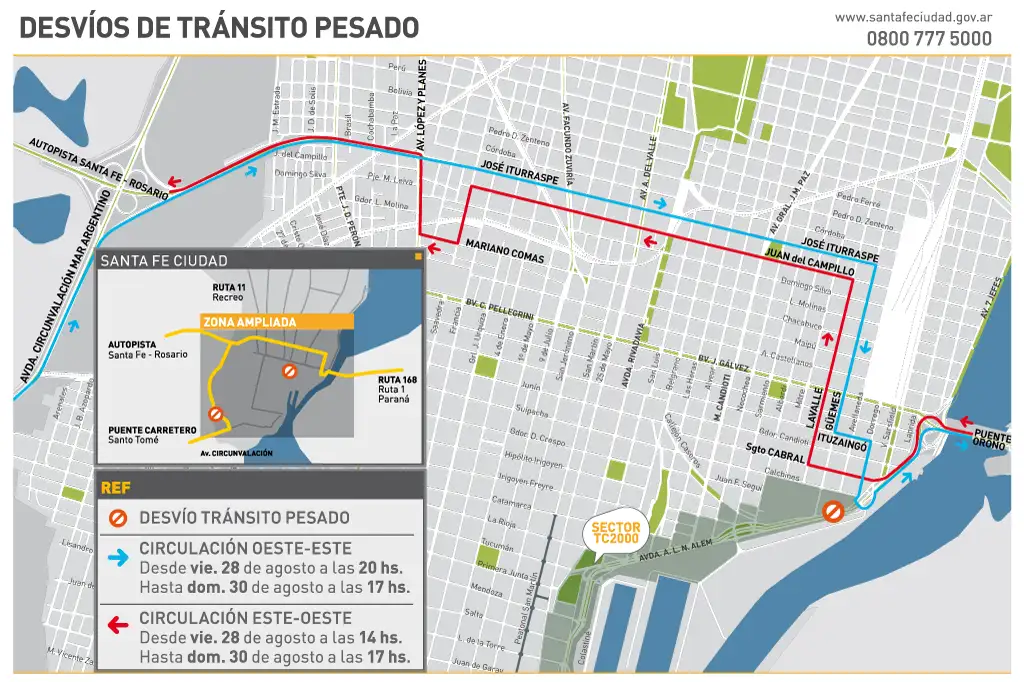 Súper TC2000: Comienza a cerrarse el Circuito Callejero Santa Fe Ciudad