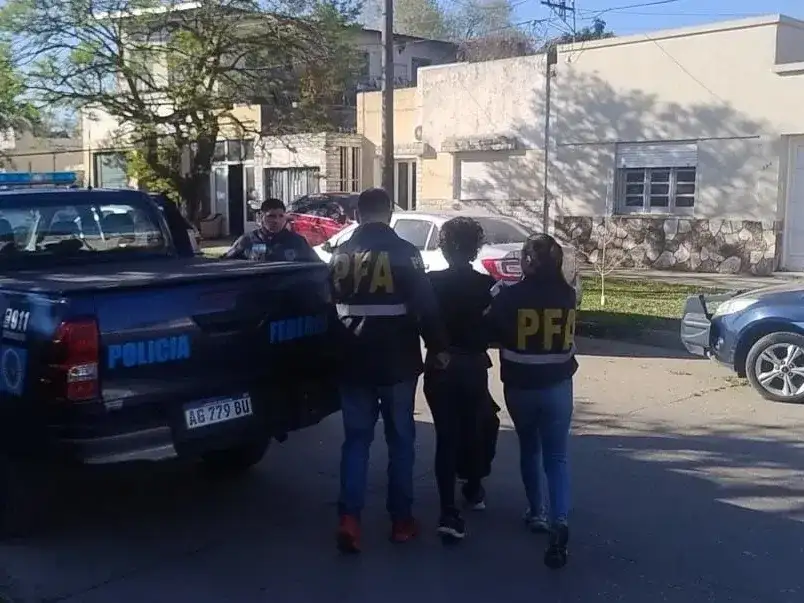La mujer de 62 años fue trasladada a Buenos Aires. Foto: Gentileza PFA