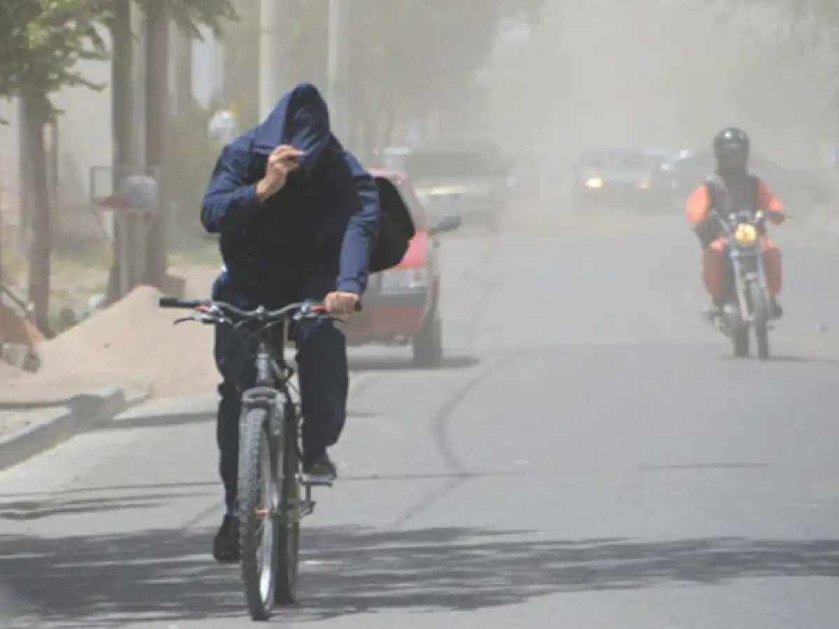 Alerta meteorológico en gran parte de Córdoba por fuertes ráfagas 